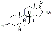 16-ALPHA-BROMOEPIANDROSTERONE 结构式