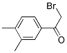 2-BROMO-1-(3,4-DIMETHYL-PHENYL)-ETHANONE 结构式