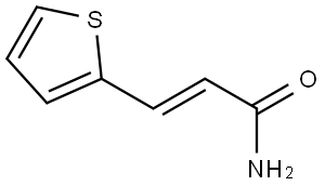 3-(2-THIENYL)ACRYLAMIDE 结构式