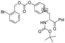 BOC-D-TYR(2-BR-Z)-PAM RESIN 结构式