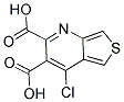 4-CHLOROTHIENO[3,4-B]PYRIDINE-2,3-DICARBOXYLIC ACID 结构式