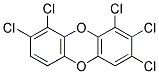 1、2、3、8、9-PENTACHLORODIBENZO-P-DIOXIN 结构式