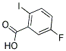 2-IODO-5-FLUOROBENZOIC ACID 结构式