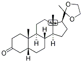 5-BETA-PREGNAN-3,20-DIONE 20-ETHYLENEKETAL 结构式