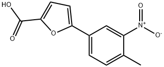 5-(4-METHYL-3-NITRO-PHENYL)-FURAN-2-CARBOXYLIC ACID 结构式