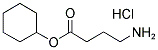 4-AMINOBUTYRIC ACID CYCLOHEXYL ESTERHYDROCHLORIDE 结构式