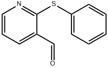 2-苯基巯基吡啶-3-醛 结构式