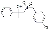 1-[(4-CHLOROBENZYL)SULFONYL]-2-PHENYL-2-PROPANOL 结构式