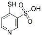 4-SULFANYLPYRIDINE-3-SULFONIC ACID 结构式