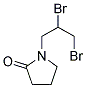 1-(2,3-DIBROMOPROPYL)PYRROLIDIN-2-ONE 结构式