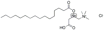 D-氯化棕榈酰肉碱 结构式