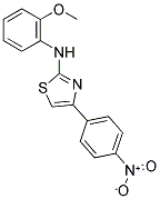 (2-METHOXY-PHENYL)-[4-(4-NITRO-PHENYL)-THIAZOL-2-YL]-AMINE 结构式