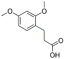 3-(2,4-二甲氧基苯基)丙酸 结构式