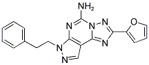 7H-吡唑并[4,3-E][1,2,4]三氮唑并[1,5-C]嘧啶-5-胺 结构式