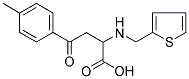 4-(4-METHYLPHENYL)-4-OXO-2-[(2-THIENYLMETHYL)AMINO]BUTANOIC ACID 结构式