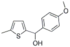 4-Methoxyphenyl-(5-methyl-2-thienyl)methanol 结构式
