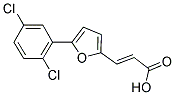 3-[5-(2,5-Dichloro-phenyl)-furan-2-yl]-acrylic acid 结构式