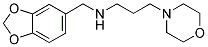 Benzo[1,3]dioxol-5-ylmethyl-(3-morpholin-4-yl-propyl)-amine 结构式