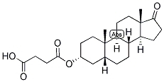 5-BETA-ANDROSTAN-3-ALPHA-OL-17-ONE HEMISUCCINATE 结构式