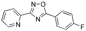 2-[5-(4-FLUOROPHENYL)-1,2,4-OXADIAZOL-3-YL]PYRIDINE 结构式