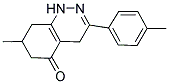 7-METHYL-3-(4-METHYLPHENYL)-1,4,6,7,8-PENTAHYDROCINNOLIN-5-ONE 结构式