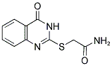 2-(4-OXO-3-HYDROQUINAZOLIN-2-YLTHIO)ETHANAMIDE 结构式