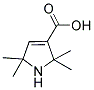 2,2,5,5-Tetramethyl-2,5-dihydro-1H-pyrrole-3-carboxylic acid 结构式