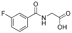 (3-FLUORO-BENZOYLAMINO)-ACETIC ACID 结构式