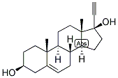 乙炔雄烯二醇 结构式