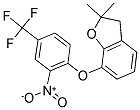 1-(2,2-Dimethyl(3-oxaindan-4-yloxy))-2-nitro-4-(trifluoromethyl)benzene 结构式