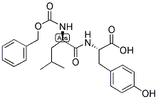 Z-D-LEU-TYR-OH 结构式