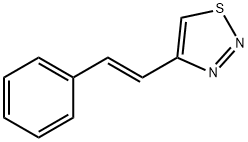 4-STYRYL-1,2,3-THIADIAZOLE 结构式