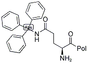 H-GLN-2-CHLOROTRITYL RESIN 结构式
