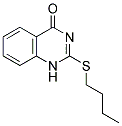 2-(BUTYLTHIO)QUINAZOLIN-4(1H)-ONE 结构式