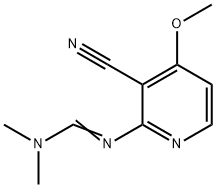 N'-(3-CYANO-4-METHOXY-2-PYRIDINYL)-N,N-DIMETHYLIMINOFORMAMIDE 结构式