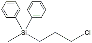 CHLOROPROPYLDIPHENYLMETHYLSILANE 结构式