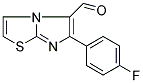 6-(4-FLUORO-PHENYL)-IMIDAZO[2,1-B]THIAZOLE-5-CARBALDEHYDE 结构式