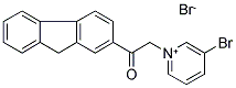 2-(3-Bromo-1-pyridiniumyl)-1-(9H-2-fluorenyl)-1-ethanone bromide 结构式
