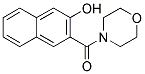 3-(MORPHOLIN-4-YLCARBONYL)-2-NAPHTHOL 结构式