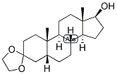 5-BETA-ANDROSTAN-17-BETA-OL-3-ONE 3-ETHYLENEKETAL 结构式