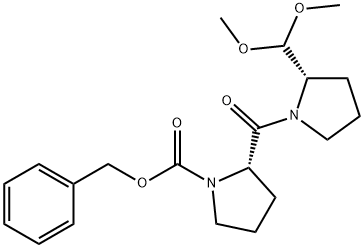 Z-PRO-PRO-ALDEHYDE-DIMETHYL ACETAL 结构式