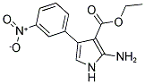 ETHYL 2-AMINO-4-(3-NITROPHENYL)-1H-PYRROLE-3-CARBOXYLATE 结构式