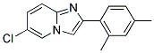 6-CHLORO-2-(2,4-DIMETHYL-PHENYL)-IMIDAZO[1,2-A]PYRIDINE 结构式