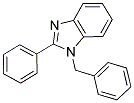 1-Benzyl-2-phenyl-1H-benzoimidazole 结构式