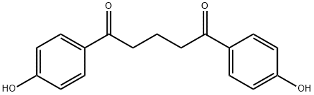 1,5-双(4-羟基苯基)戊烷-1,5-二酮 结构式