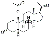 5-BETA-PREGNAN-11-ALPHA-OL-3,20-DIONE ACETATE 结构式