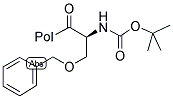 BOC-SER(BZL)-MERRIFIELD RESIN 结构式