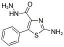2-AMINO-5-PHENYL-1,3-THIAZOLE-4-CARBOHYDRAZIDE 结构式