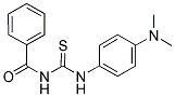 N-BENZOYL-N'-[4-(DIMETHYLAMINO)PHENYL]THIOUREA 结构式