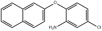 5-CHLORO-2-(2-NAPHTHYLOXY)ANILINE 结构式